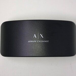 A/E Armani Exchange Hard sided sun glass or eye glass case. Black in color